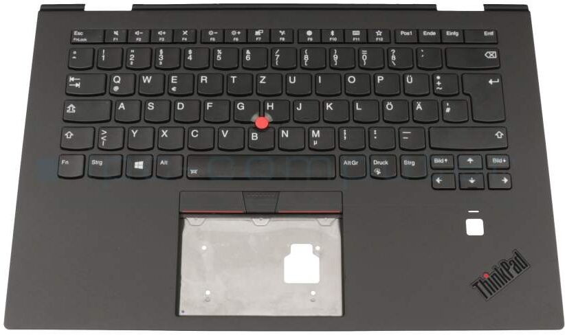 Lenovo 9Z.NDDBW.40G Tastatur inkl. Topcase DE (deutsch) schwarz/schwarz mit Backlight und Mouse-Stick Original