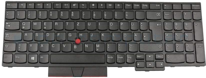 LCFC PK131673A13 Tastatur DE (deutsch) schwarz/schwarz mit Mouse-Stick ohne Backlight Original