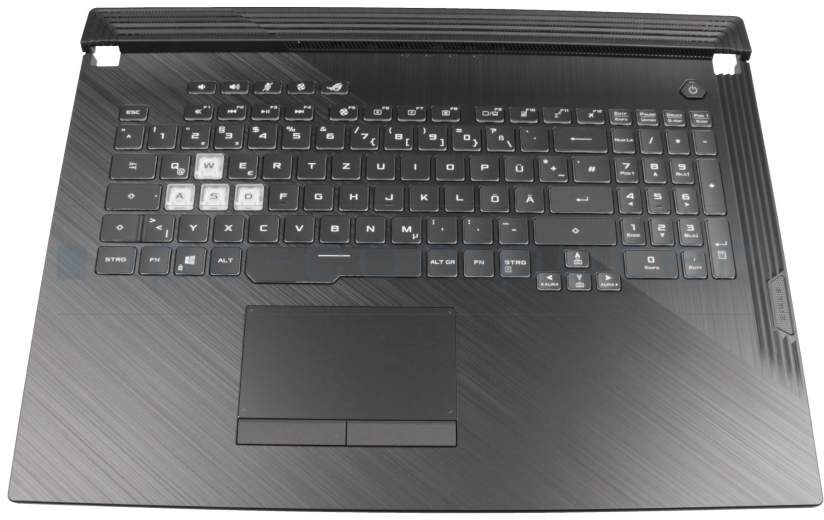 Sunrex V185062BE1 GR Tastatur inkl. Topcase DE (deutsch) schwarz/schwarz mit Backlight - ohne Keystone-Schacht - Original Sunrex V185062BE1 GR Tastatur inkl. Topcase DE (deutsch) schwarz/schwarz mit Backlight - ohne Keystone-Schacht - Original