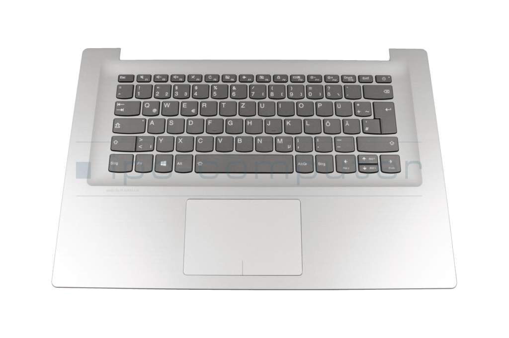 Lenovo 5CB0N79550 Tastatur DE (deutsch) grau mit Backlight Original
