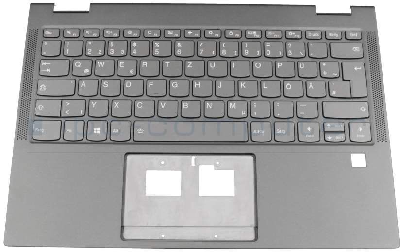 Lenovo NBX0002E600 Tastatur DE (deutsch) grau mit Backlight Original