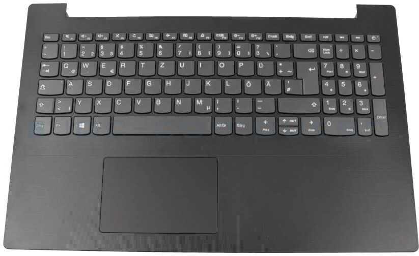 Lenovo 5CB0R34419 Tastatur inkl. Topcase DE (deutsch) grau/schwarz Original