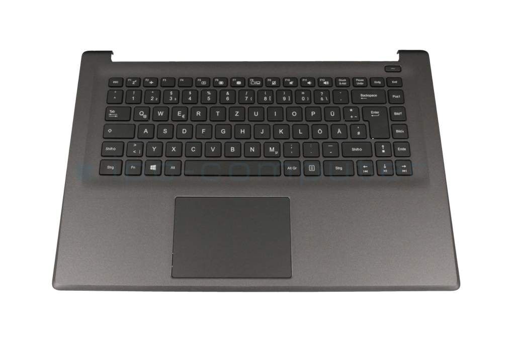 IPC NSK-BS3SN 0G Tastatur inkl. Topcase DE (deutsch) schwarz/schwarz Original