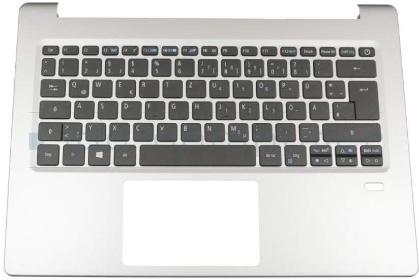 Acer 13N1-1ZP0201 Tastatur inkl. Topcase DE (deutsch) schwarz/silber Original