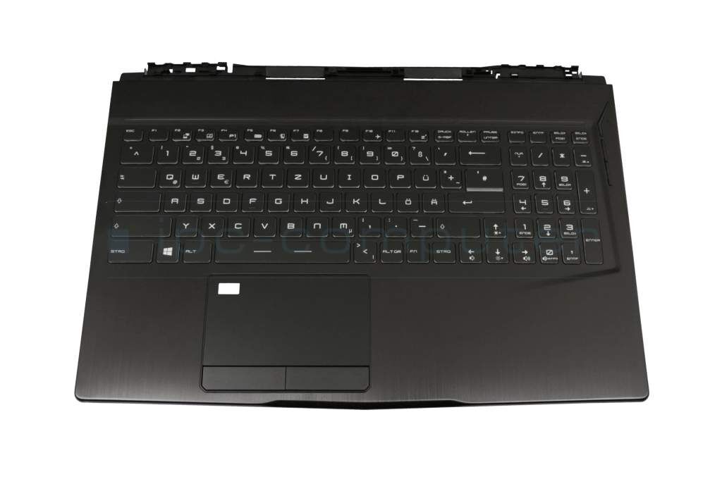 MSI 3076P6C414HG Tastatur inkl. Topcase DE (deutsch) schwarz/schwarz mit Backlight Original