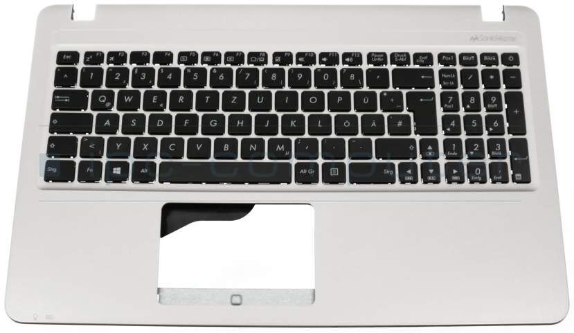 Asus 90NB0B01-R30490 Tastatur inkl. Topcase DE (deutsch) schwarz/silber Original Asus 90NB0B01-R30490 Tastatur inkl. Topcase DE (deutsch) schwarz/silber Original