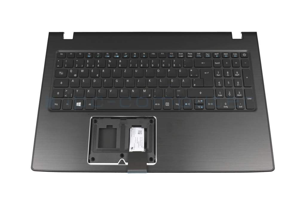 Acer 83200A51KC01 Tastatur inkl. Topcase DE (deutsch) schwarz/schwarz mit Backlight Original