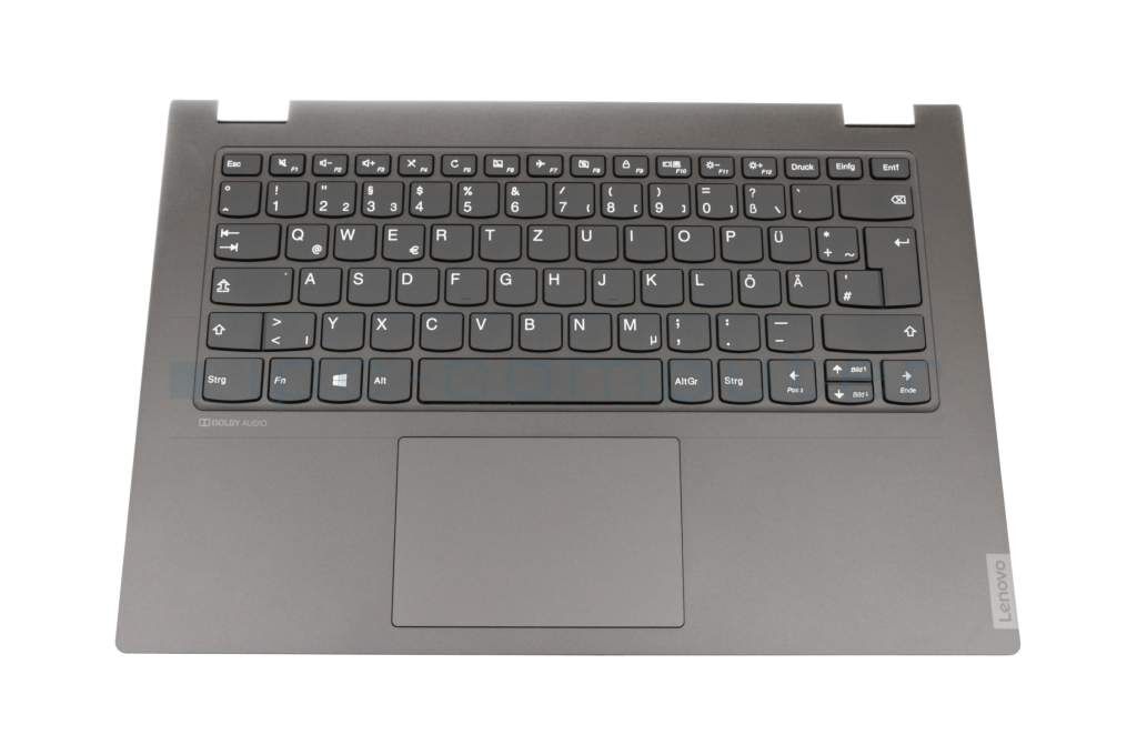 Lenovo AP2GA000A00 Tastatur inkl. Topcase DE (deutsch) grau/grau Original
