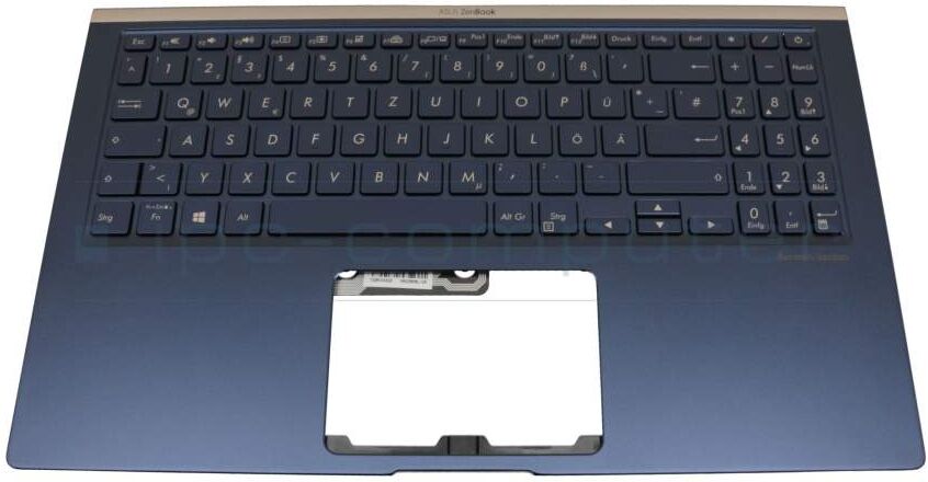 Asus 13NB0JX1AM0241 Tastatur inkl. Topcase DE (deutsch) blau/blau mit Backlight Original