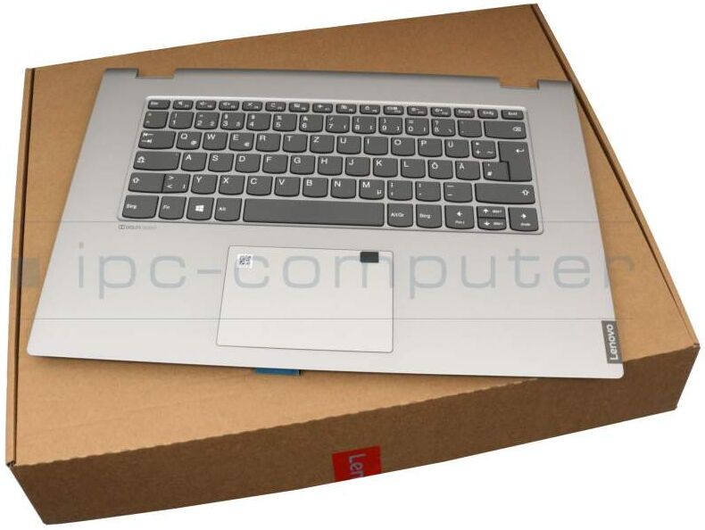 Lenovo SN20M661743 Tastatur inkl. Topcase DE (deutsch) grau/silber Original