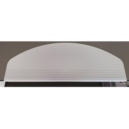 B2B Partner Treppenstufenmatten für Treppen – Polycarbonat, 654×236 mm, 15 Stk.