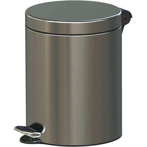 Alda Büro Treteimer, 5l, Edelstahl matt