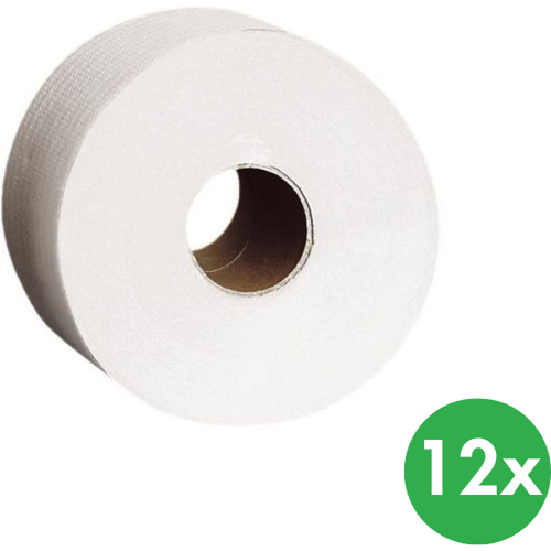 Merida Toilettenpapier, doppellagig, superweiß, Rolle 180 m, 12 Stk