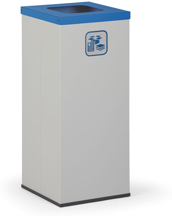 B2B Partner Wertstoffsammler mit innenbehälter 50 l, grau/blau B2B Partner Wertstoffsammler mit innenbehälter 50 l, grau/blau