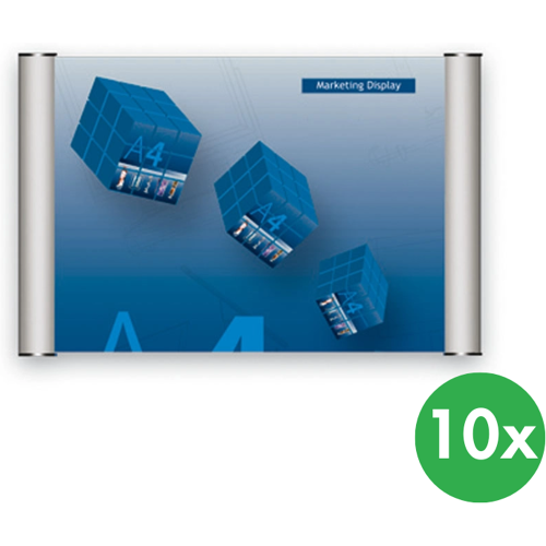 B2B Partner Tür-Namensschild, clip, für das Format 50 x 148 mm, 10 Stk.