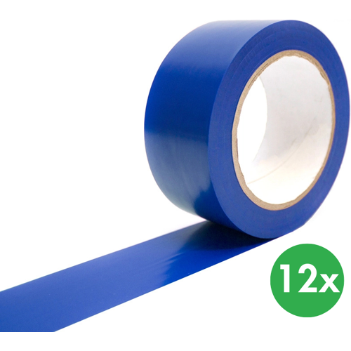 Rocol Selbstklebendes Markierungsband, 12 Stk., 33 m x 50 mm, blau