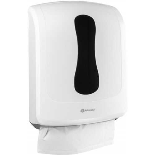 Spender für einzelne Papierhandtücher MERIDA ONE SLIM - MAXI, weiß