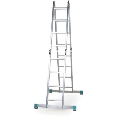 Alu Gelenkleiter, vielfältig ALVE FORTE, 4x4 Sprosen, Länge 4,76 m Alu Gelenkleiter, vielfältig ALVE FORTE, 4x4 Sprosen, Länge 4,76 m