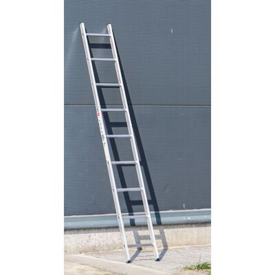 Alu-Leiter, einteilig ALVE EUROSTYL, 1x9 Sprosen, Länge 2,56 m Alu-Leiter, einteilig ALVE EUROSTYL, 1x9 Sprosen, Länge 2,56 m