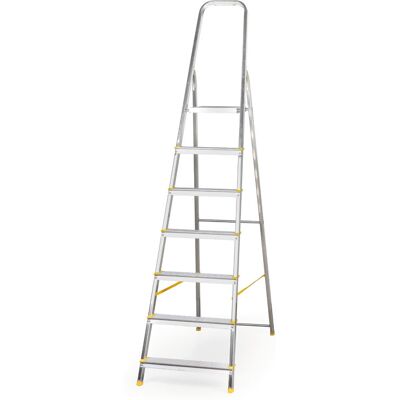Alu Treppen ALVE EUROSTYL,einseitig 1x 7Sprosen, 1,41 m Alu Treppen ALVE EUROSTYL,einseitig 1x 7Sprosen, 1,41 m