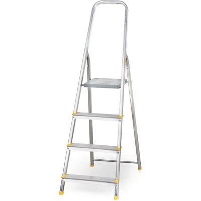 Alu Trittleiter ALVE EUROSTYL, einseitig, 1x4 Sprosen, die Höhe 0,76 m Alu Trittleiter ALVE EUROSTYL, einseitig, 1x4 Sprosen, die Höhe 0,76 m