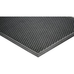 B2B Partner Gummi-Multifunktionsmatte, ovale Noppen, 900 x 1500 mm, schwarz