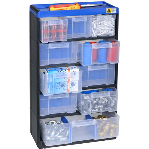 Allit Kleinteilemagazin VarioPlus Pro 53/21, 10 Schubladen