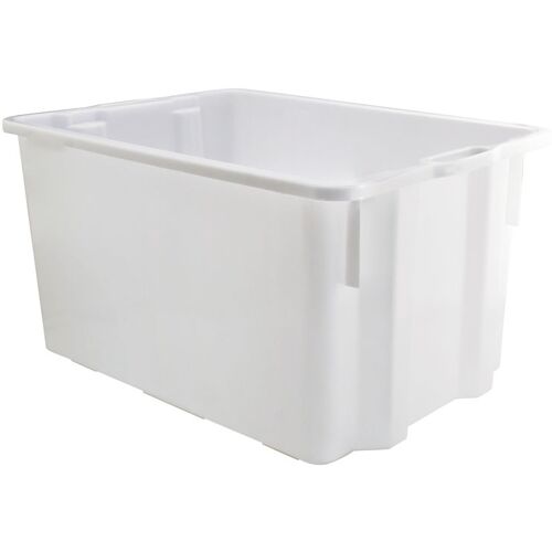 Mobil Plastic Nestbarer Behälter, weiß, 630 x 440 x 340 mm