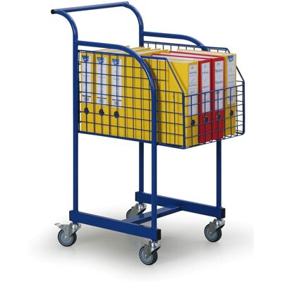 B2B Partner Wagen mit Gitterkorb - Leicht, 100kg, 420x530mm B2B Partner Wagen mit Gitterkorb - Leicht, 100kg, 420x530mm