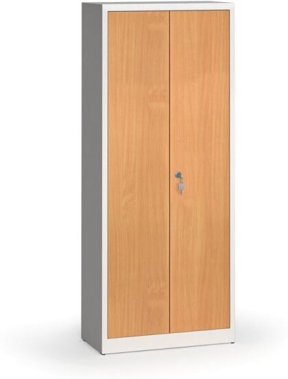 Alfa 3 Metallschrank, aktenschrank mit lamin. türen, 1950 x 800 x 400 mm, ral