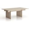 B2B Partner Besprechungstisch SOLID + 1x Verlängerung, 2100 x 1250 x 743 mm, Eiche natur