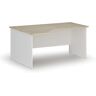 B2B Partner Büro-Eckschreibtisch PRIMO WHITE, 1600 x 1200 mm, links, Eiche weiß/natur