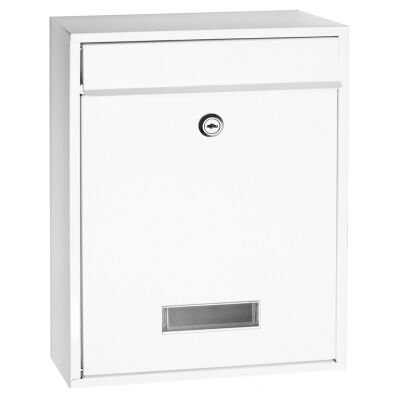 B2B Partner Briefkasten geeignet für Baugruppen, 350 x 260 x 85 mm, weiß B2B Partner Briefkasten geeignet für Baugruppen, 350 x 260 x 85 mm, weiß