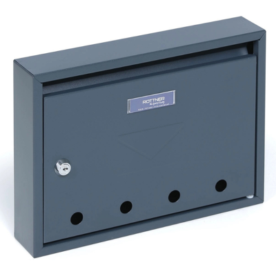 Rottner IMOLA Briefkasten - Stahl, vorne montiert, 240x320mm Rottner IMOLA Briefkasten - Stahl, vorne montiert, 240x320mm