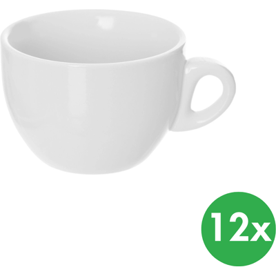 B2B Partner Mona Cappuccino Weiß Porzellan Tasse - Kaffeetasse B2B Partner Mona Cappuccino Weiß Porzellan Tasse - Kaffeetasse