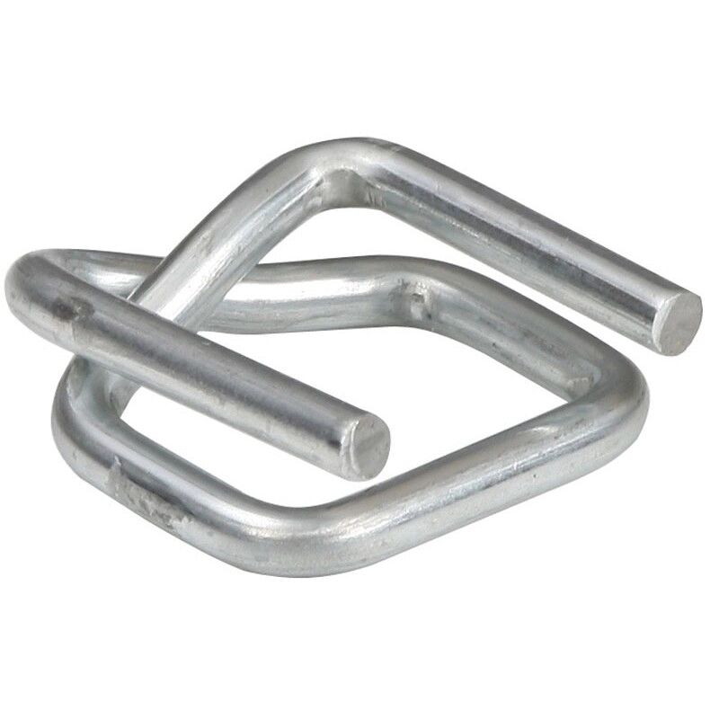 B2B Partner Drahtstahlklemme für pp/pes-bänder, metallbeschichtet, 19 mm, 1000 B2B Partner Drahtstahlklemme für pp/pes-bänder, metallbeschichtet, 19 mm, 1000
