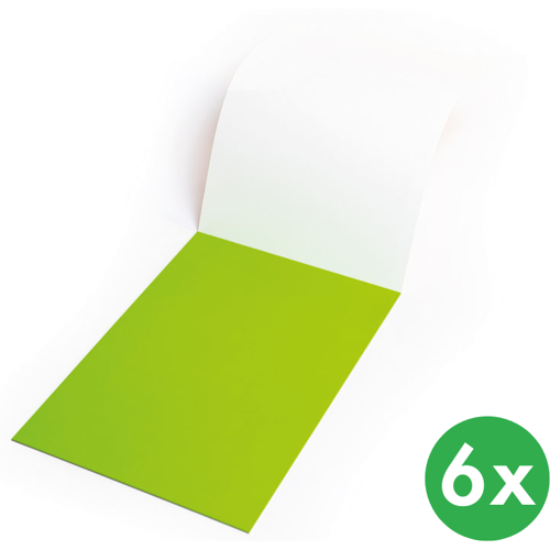 B2B Partner Elektrostatische Markierungsfolie Symbioflipcharts 500 x 700 mm, grün