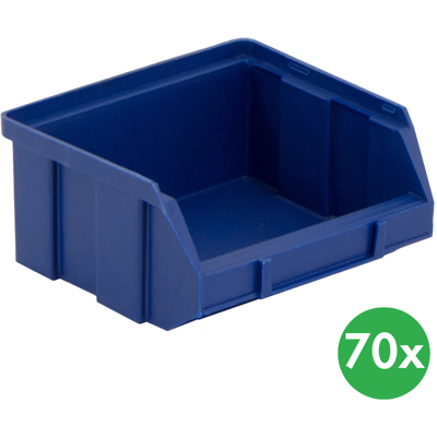 ArtPlast Aufbewahrungsbox - Blau - 100x95x50 mm - 70 Stk - Basic Lagerbehälter ArtPlast Aufbewahrungsbox - Blau - 100x95x50 mm - 70 Stk - Basic Lagerbehälter