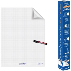 B2B Partner Whiteboardfolie, Legamaster Magic-Chart, gerastert, 25 Blatt, A1