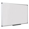 Bi-Office Whiteboard, Magnettafel mit Aufdruck, Quadrate/Raster, 900 x 600 mm