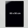 B2B Partner Glas-Magnetschreibtafel für die Wand, schwarz, 600 x 900 mm