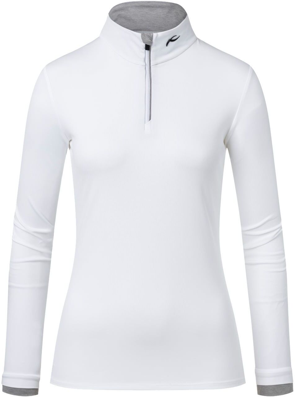 Kjus Women First Layer FEEL HALFZIP white