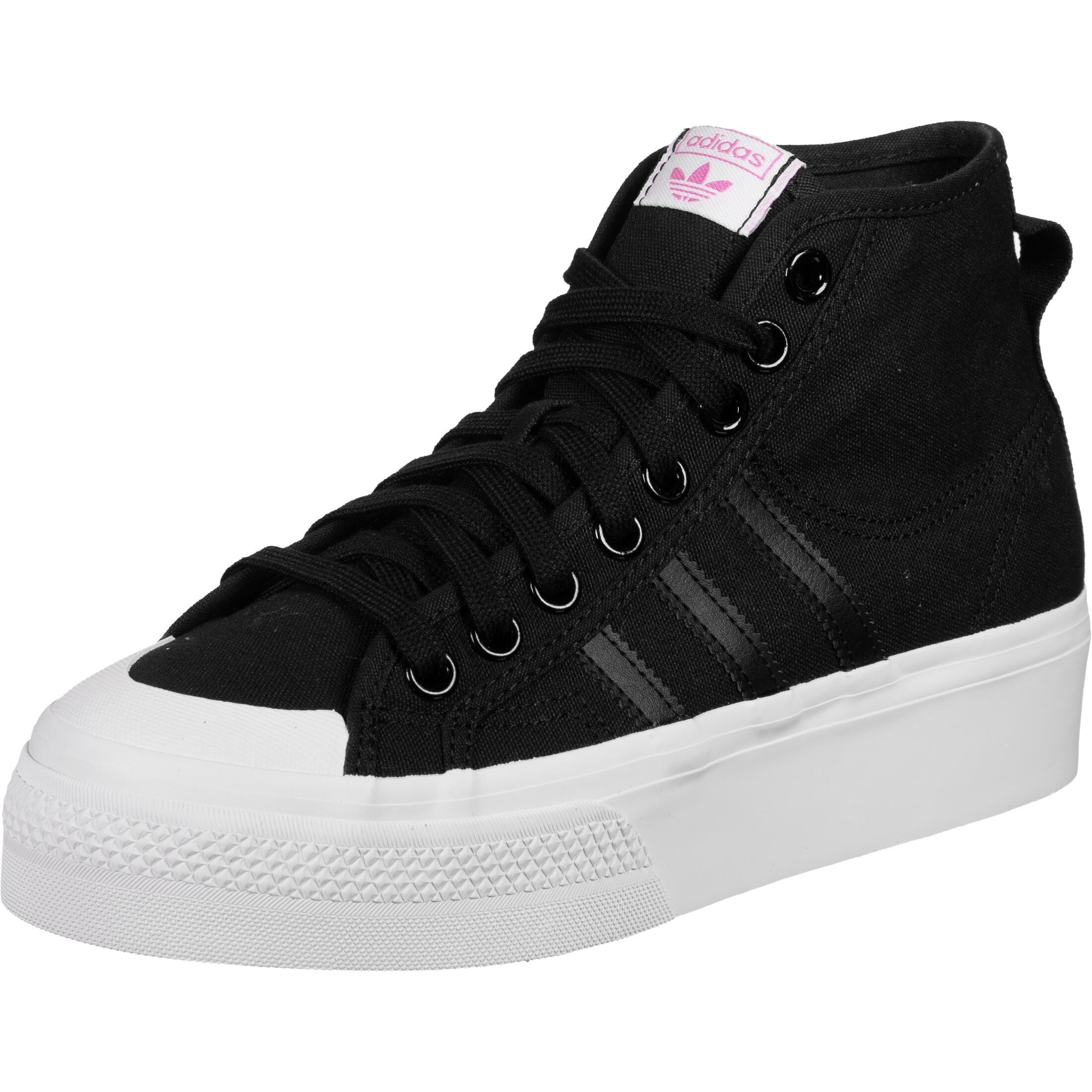 Adidas Nizza PLATFORM MID, 38 EU, Damen, schwarz