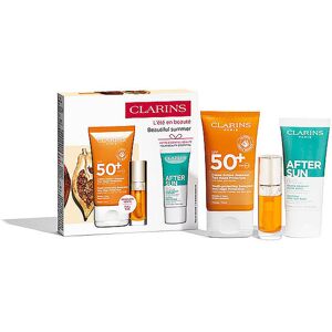 Clarins Sonnenpflege SPF50+ Gesichtspflege-Set - 3 Stück Clarins Sonnenpflege SPF50+ Gesichtspflege-Set - 3 Stück