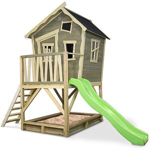 Exit Toys Crooky 500 Holzspielhaus - Graubeige