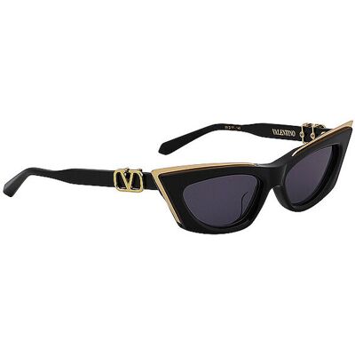 VALENTINO Sonnenbrille V-GOLDCUT-I/55 schwarz damen VALENTINO Sonnenbrille V-GOLDCUT-I/55 schwarz damen