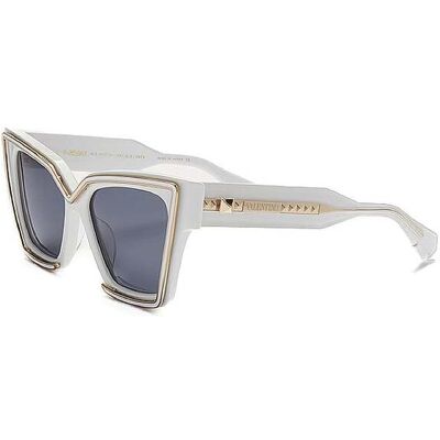 VALENTINO Sonnenbrille V-GRACE/54 weiss damen VALENTINO Sonnenbrille V-GRACE/54 weiss damen