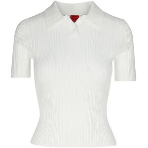 HUGO Poloshirt SAREPLETTE creme XS damen HUGO Poloshirt SAREPLETTE creme XS damen