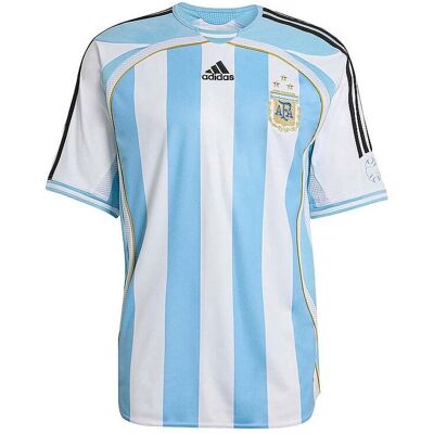 Adidas ORIGINALS Fußballtrikot Argentinien 2006 Heim hellblau L herren Adidas ORIGINALS Fußballtrikot Argentinien 2006 Heim hellblau L herren