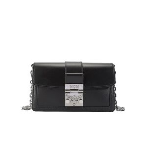 Mcm Ledertasche - Mini Bag Gretl Schwarz   Damen   Mwrbawo03